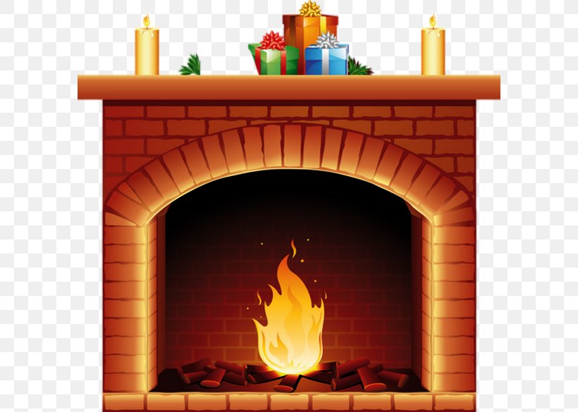 Santa Claus Fireplace Clip Art Hearth Christmas, PNG, 600x585px, Santa Claus, Arch, Chimney, Christmas, Christmas Stocking Download Free