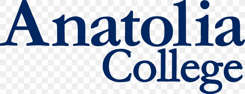 Anatolia College Logo Organization Brand, PNG, 2000x772px, Logo, Anatolia, Area, Blue, Brand Download Free