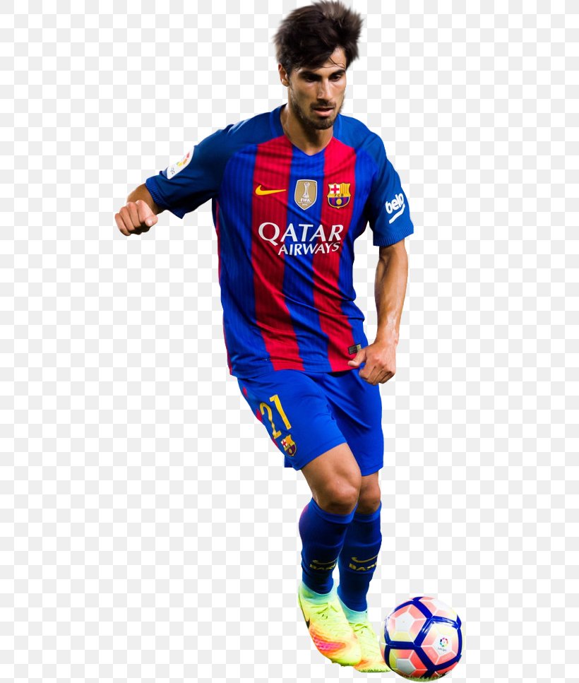 André Gomes Soccer Player FC Barcelona Football Player Jersey, PNG, 499x967px, Soccer Player, Ball, Electric Blue, Fc Barcelona, Football Download Free
