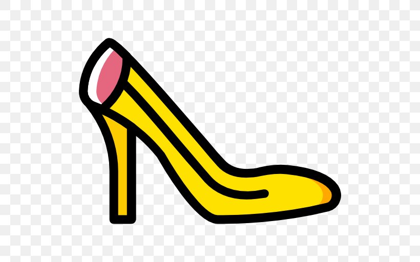 Clip Art High-heeled Shoe Clothing, PNG, 512x512px, Shoe, Area, Artwork, Basic Pump, Black And White Download Free