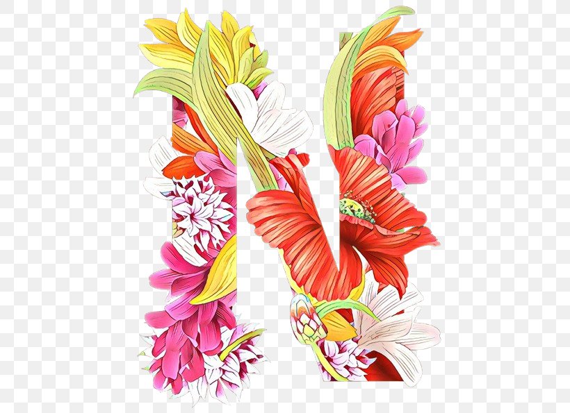 Lily Flower Cartoon, PNG, 595x595px, Floral Design, Alphabet, Anthurium, Bouquet, Cut Flowers Download Free
