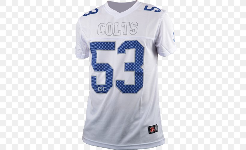 T-shirt Indianapolis Colts Sports Fan Jersey Adidas Sporting Goods, PNG, 500x500px, Tshirt, Active Shirt, Adidas, Blue, Brand Download Free