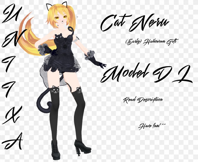 Cat MikuMikuDance DeviantArt Vocaloid, PNG, 1720x1408px, Watercolor, Cartoon, Flower, Frame, Heart Download Free