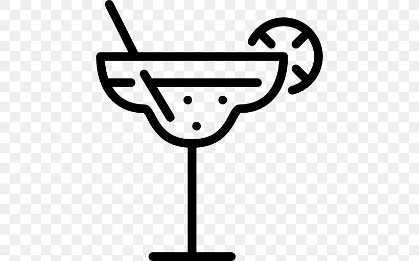 Cocktail Margarita Martini Drink, PNG, 512x512px, Cocktail, Alcoholic Drink, Area, Bar, Black And White Download Free