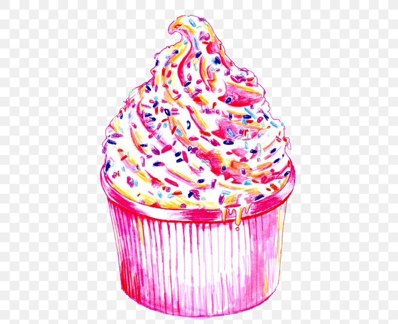 Cupcake Bakery Red Velvet Cake Drawing, PNG, 433x669px, Cupcake, Bakery, Baking, Baking Cup, Buttercream Download Free