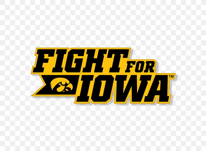 Iowa Hawkeyes Fight For Iowa Flag University Of Iowa Logo Brand, PNG, 600x600px, University Of Iowa, Area, Banner, Brand, Flag Download Free