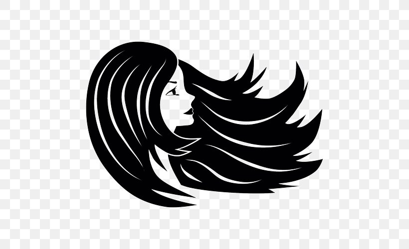 Clip Art Beauty Parlour Hair Image Vector Graphics, PNG, 500x500px, Beauty Parlour, Art, Barber, Beauty, Black Download Free