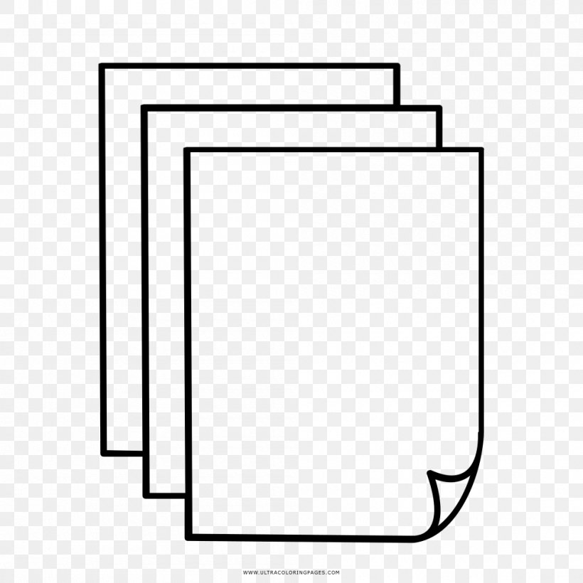 Paper Coloring Book Drawing Printing, PNG, 1000x1000px, Paper, Area, Ausmalbild, Black And White, Book Download Free