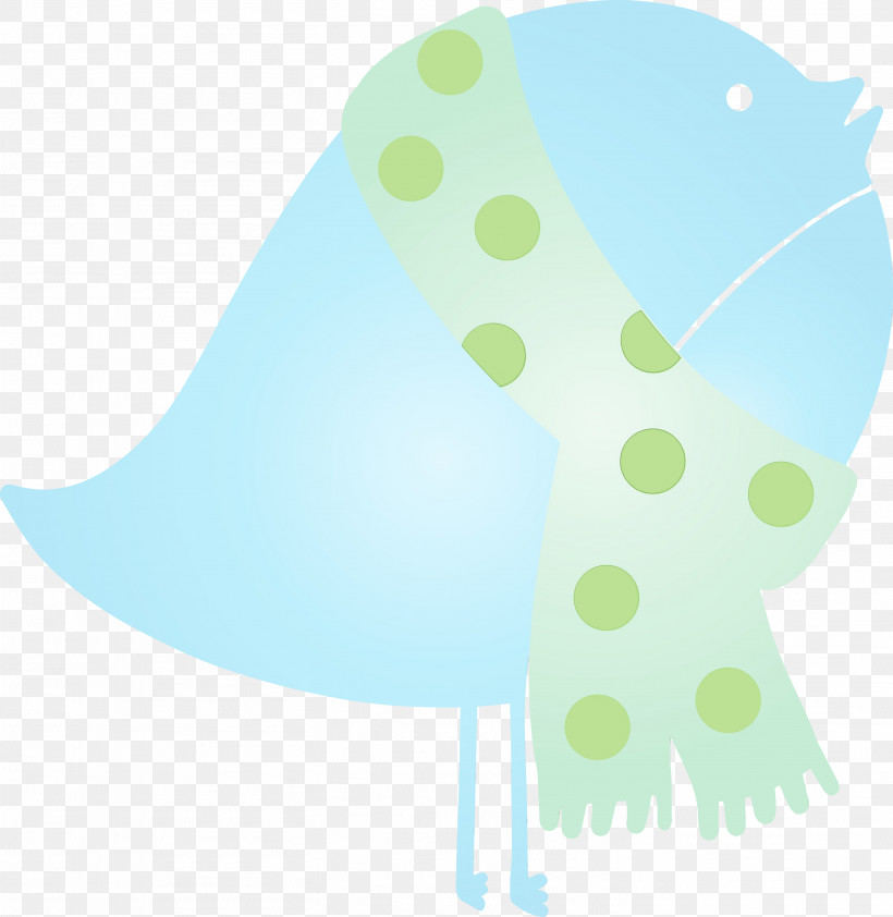 Polka Dot, PNG, 2921x3000px, Winter Bird, Aqua, Cartoon Bird, Christmas Bird, Green Download Free