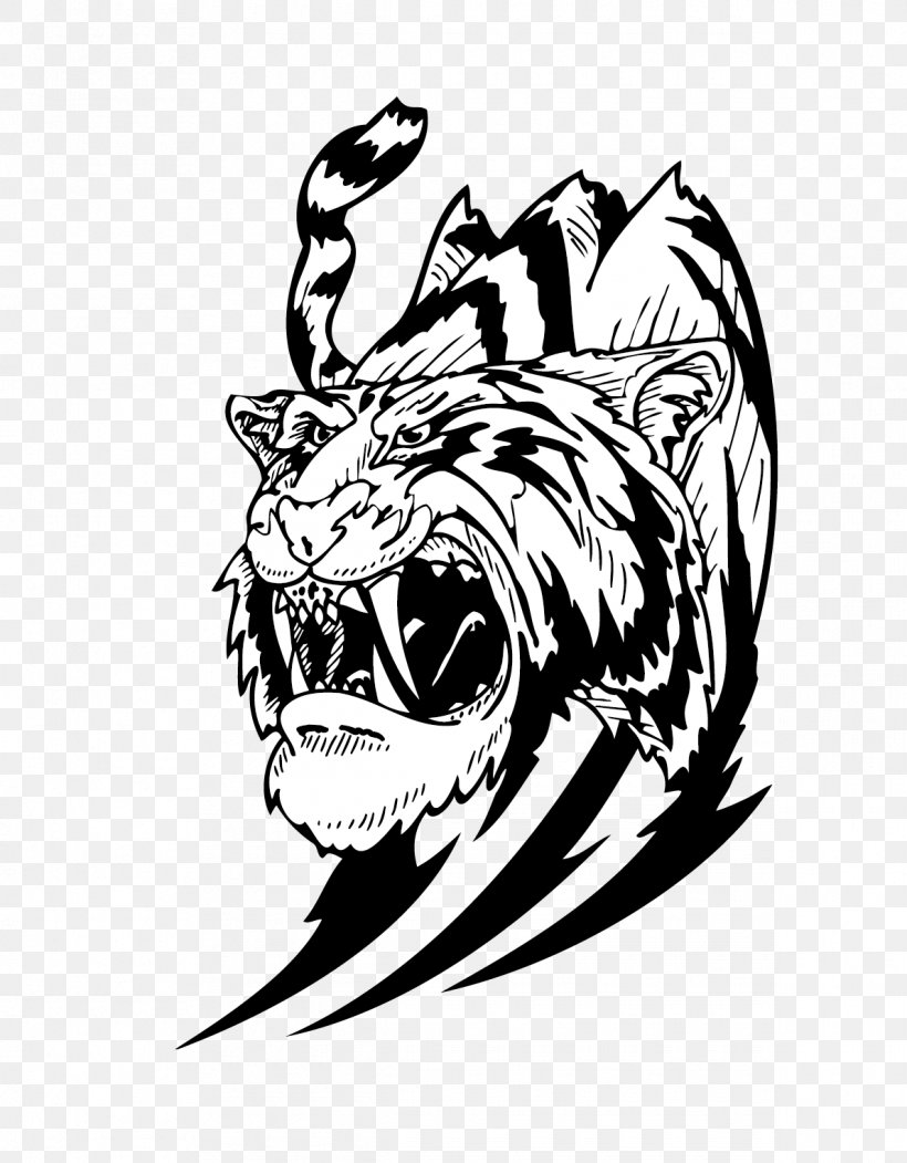 Tiger Leopard Lion Felidae, PNG, 1190x1526px, Tiger, Art, Big Cat, Big Cats, Black Download Free