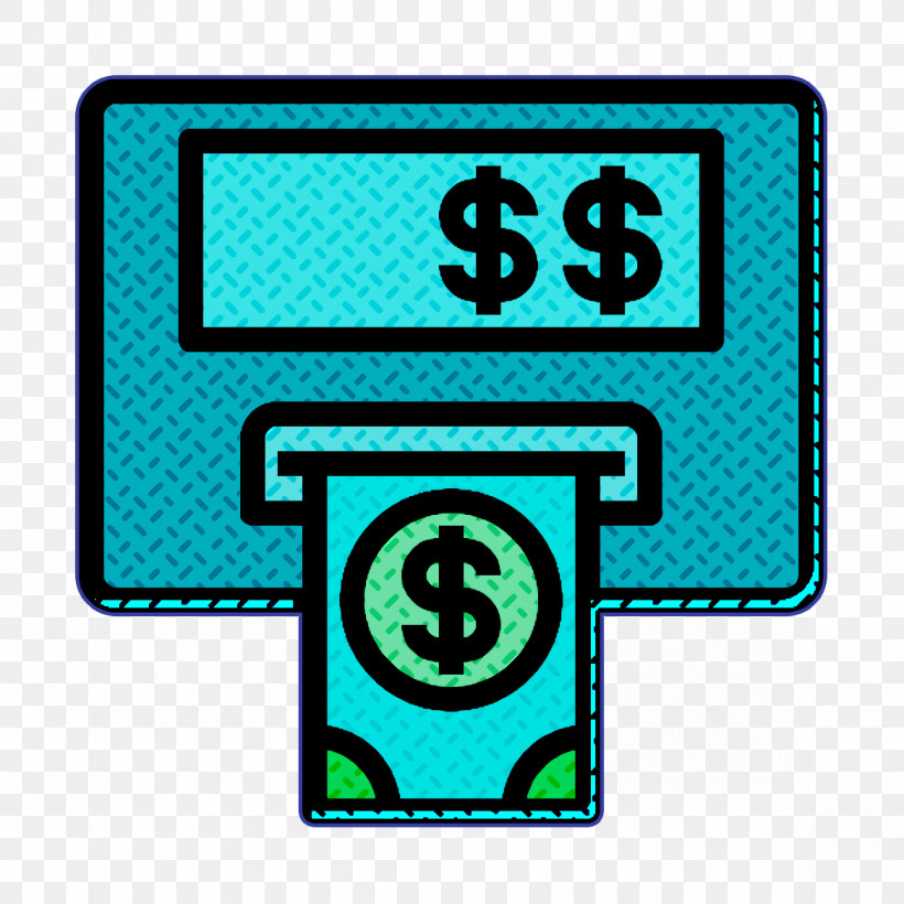 Atm Icon Payment Icon, PNG, 1166x1166px, Atm Icon, Payment Icon, Rectangle, Symbol, Teal Download Free