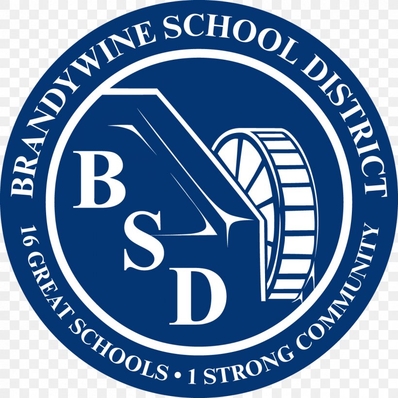 Brandywine School District Brandywine High School Logo Organization, PNG, 1200x1200px, Logo, Area, Blue, Brand, Delaware Download Free