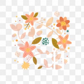 Vector Decorative Floral Pattern - Floral Design PNG