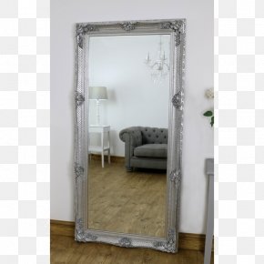 Mirror - Mirror Glass Silver Lowboy PNG