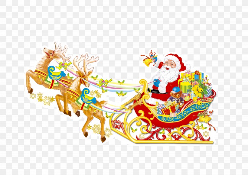 Santa Claus Crazy Christmas Gift Christmas Tree Wallpaper, PNG, 4961x3508px, Santa Claus, Android, Art, Cartoon, Christmas Download Free