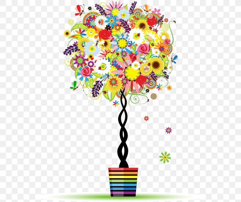 Tree Stock Photography Royalty-free Clip Art, PNG, 585x688px, Tree, Art, Balloon, Flora, Floral Design Download Free
