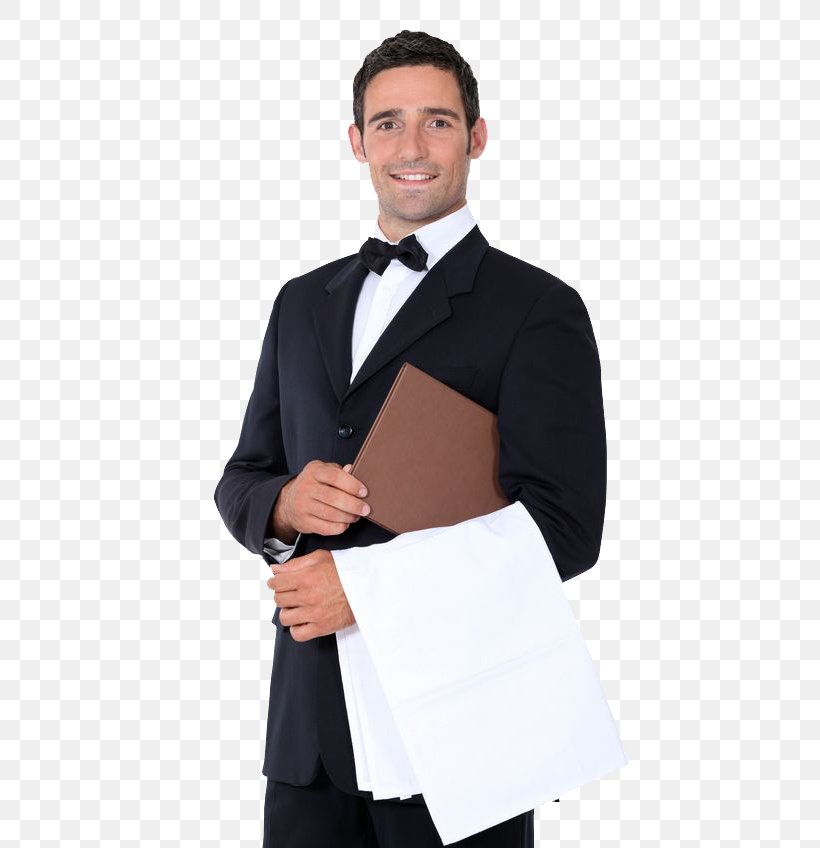 Waiter Restaurant Stock Photography Businessperson, PNG, 565x848px, Waiter, Black, Blazer, Businessperson, Chief Steward Download Free