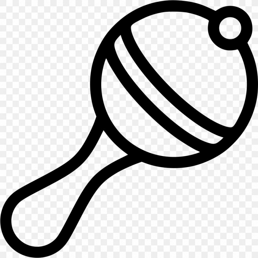 Baby Rattle Clip Art, PNG, 981x982px, Rattle, Artwork, Baby Rattle, Black And White, Child Download Free