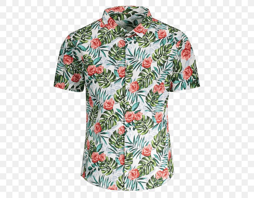 T-shirt Hoodie Aloha Shirt Top, PNG, 480x640px, Tshirt, Aloha Shirt, Blouse, Button, Casual Attire Download Free