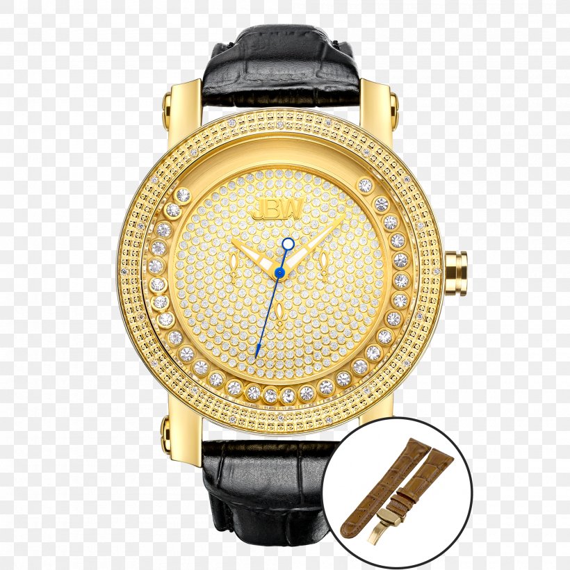 Watch Strap Colored Gold Diamond, PNG, 2000x2000px, Watch, Automatic Watch, Bling Bling, Bracelet, Brand Download Free