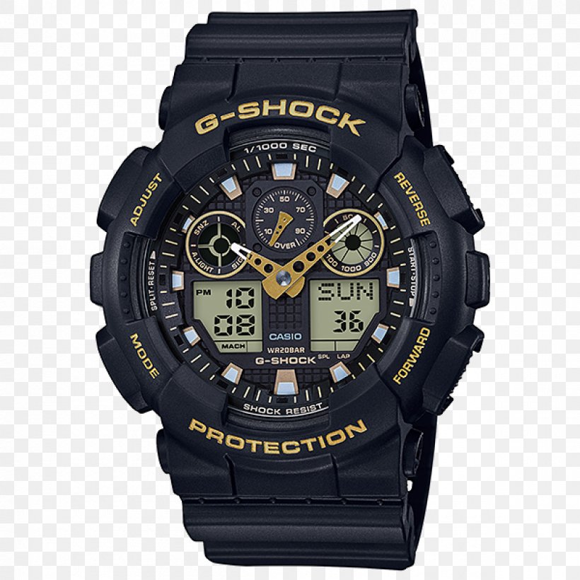 G-Shock GA100 Watch G-Shock GA400 Casio, PNG, 1200x1200px, Gshock, Brand, Casio, Gold, Gshock Ga100 Download Free
