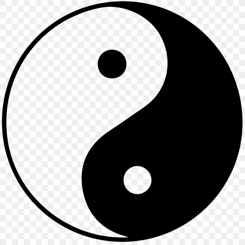 Yin And Yang Symbol Taoism Taiji Clip Art, PNG, 1500x1500px, Yin And Yang, Area, Black And White, Confucianism, Laozi Download Free