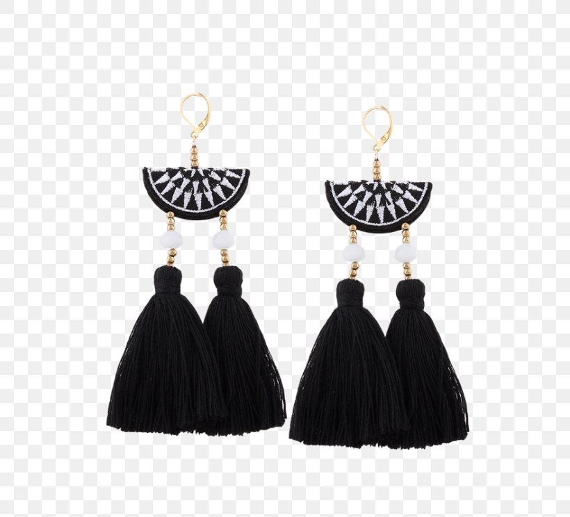 Earring Jewellery T-shirt Clothing Bijou, PNG, 558x744px, Earring, Bead, Bijou, Black, Brooch Download Free