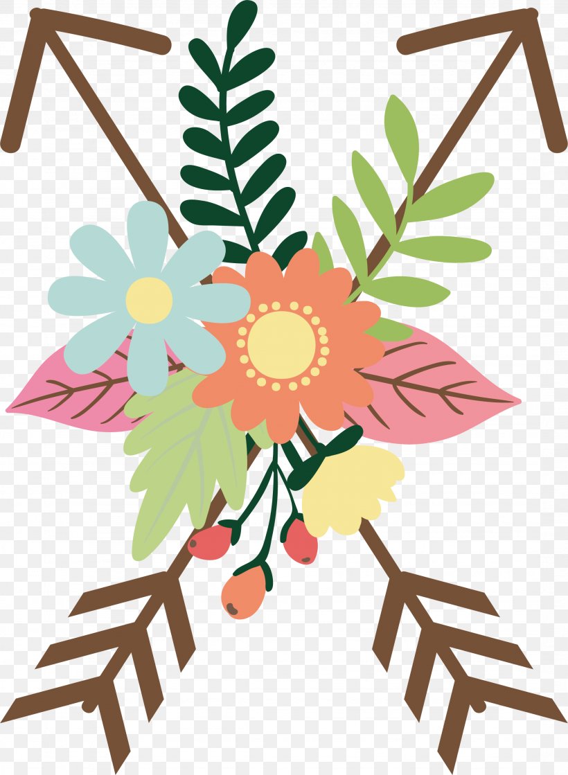 Floral Design Arrow Flower, PNG, 2152x2939px, Floral Design, Area, Art, Artwork, Branch Download Free