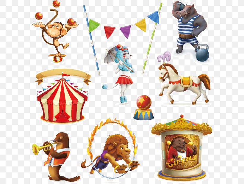 Hippopotamus Circus Cartoon Illustration, PNG, 616x619px, Hippopotamus, Animal, Cartoon, Circus, Drawing Download Free