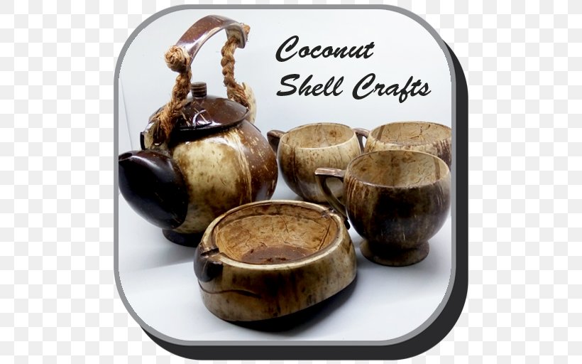 Brass Broidered Coconut Shell Craft Of Kerala Android Application Package Drawing Ideas Handicraft, PNG, 512x512px, Coconut, Android, Android Gingerbread, Apkpure, Coco Download Free