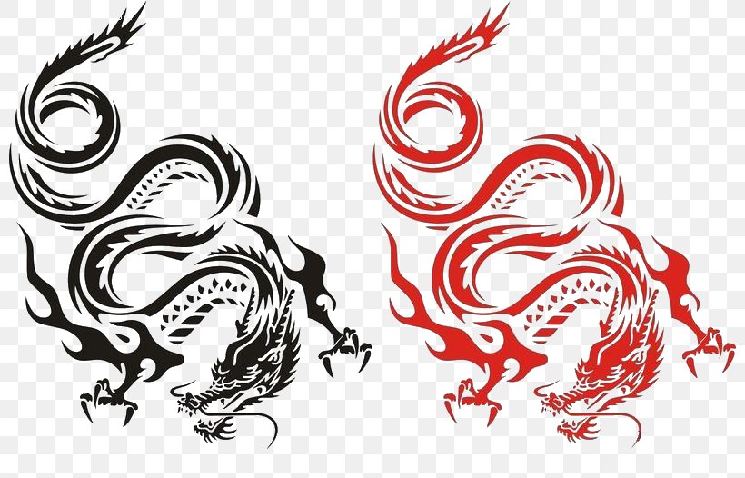 Tattoo Dragon Tribe  Mehndi, PNG, 800x526px, Tattoo, Art, Black And  White, Body Suit, Chinese