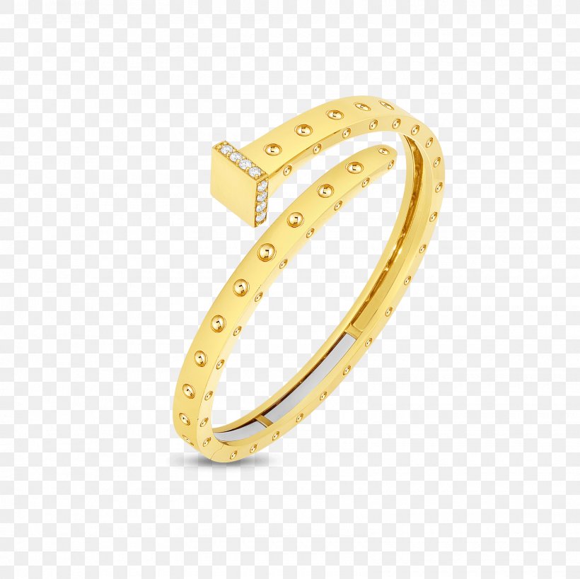 Bangle Bracelet Roberto Coin 18K Yellow Ring Gold, PNG, 1600x1600px, Bangle, Body Jewellery, Body Jewelry, Bracelet, Colored Gold Download Free