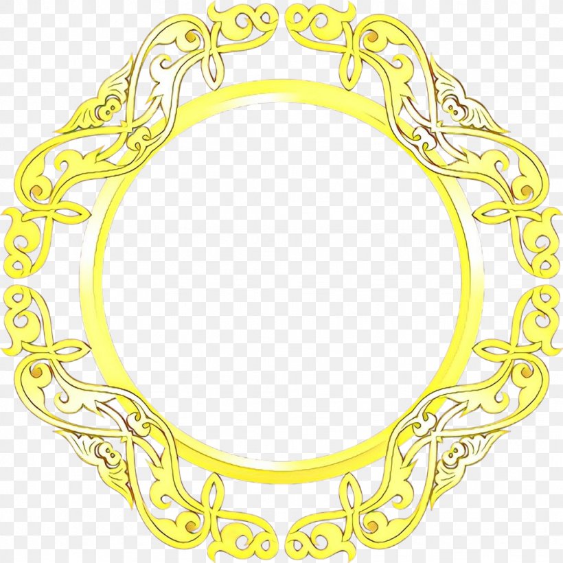 Picture Frames Yellow Pattern Font Body Jewellery, PNG, 1024x1024px, Cartoon, Body Jewellery, Jewellery, Meter, Picture Frames Download Free