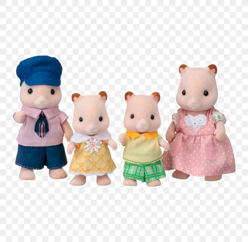 Hamster Sylvanian Families Family Bear Felidae, PNG, 800x800px, Hamster, Bear, Canidae, Child, Doll Download Free