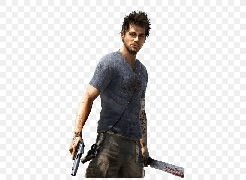Jeffrey Yohalem Far Cry 3 Minecraft Video Game Ubisoft Montreal, PNG, 424x600px, Far Cry 3, Denim, Facial Hair, Far Cry, Game Download Free