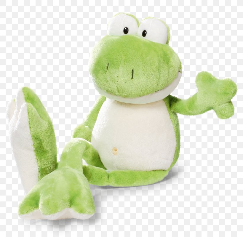 Stuffed Animals & Cuddly Toys NICI Jolly Sleepy Frog Plush Amazon.com, PNG, 800x800px, Stuffed Animals Cuddly Toys, Amazoncom, Amphibian, Frog, Game Download Free