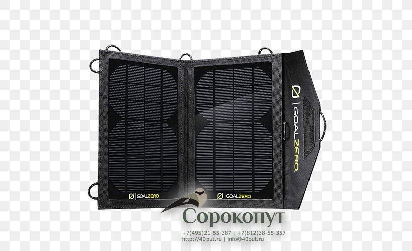 Battery Charger Goal Zero Nomad Solar Panel Solar Panels GOAL ZERO Yeti 150 Solar Charger, PNG, 500x500px, Battery Charger, Computer Component, Electric Battery, Electric Generator, Electronic Device Download Free