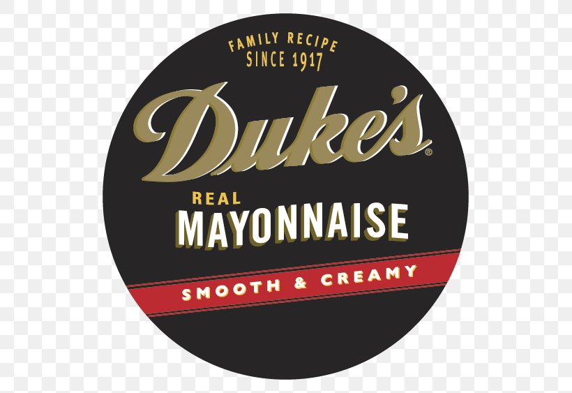 Duke's Mayonnaise Logo Label Product, PNG, 563x563px, Mayonnaise, Brand, Cream, Label, Logo Download Free