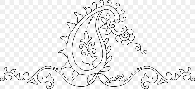 Black And White Paisley Visual Arts Wallpaper, PNG, 1600x732px, Watercolor, Cartoon, Flower, Frame, Heart Download Free