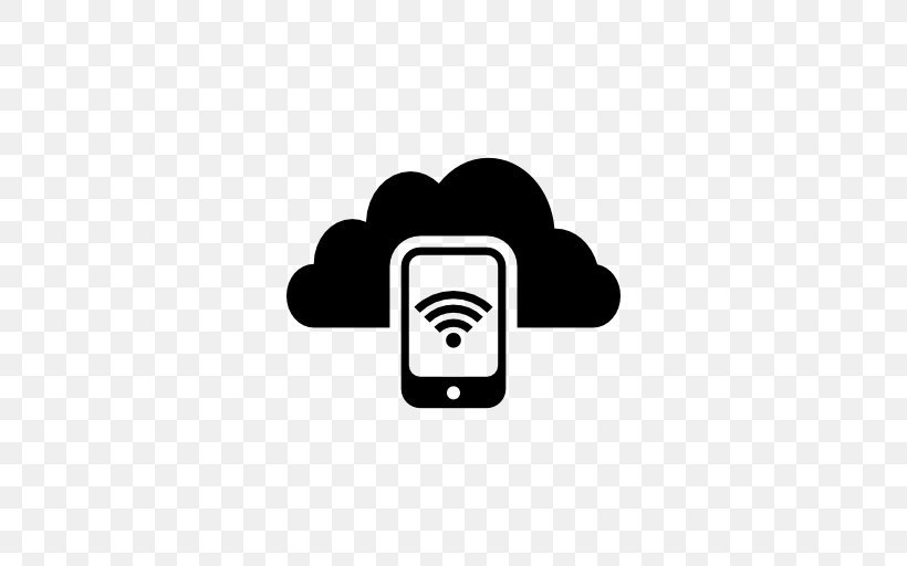 Mobile Phones Cloud Computing Download, PNG, 512x512px, Mobile Phones, Black, Black And White, Brand, Cloud Communications Download Free