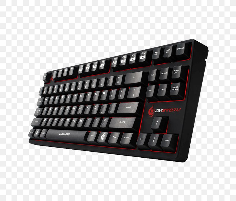 Computer Keyboard CM Storm QuickFire Rapid, PNG, 700x700px, Computer Keyboard, Cherry, Computer Component, Corsair Gaming Strafe, Electrical Switches Download Free