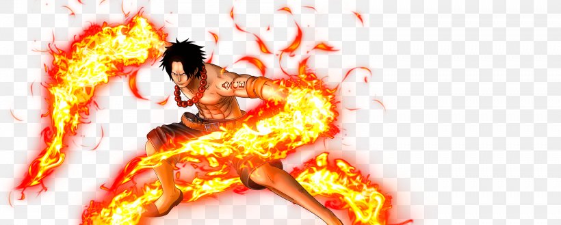 One Piece: Burning Blood Monkey D. Luffy Portgas D. Ace Trafalgar D. Water Law Akainu, PNG, 1804x725px, Watercolor, Cartoon, Flower, Frame, Heart Download Free