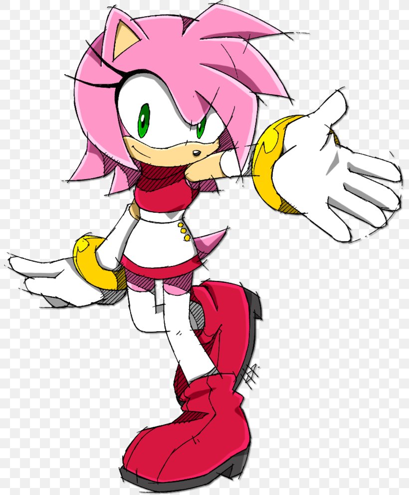 Amy Rose Sonic Advance 3 Shadow The Hedgehog Sonic Adventure Ariciul Sonic, PNG, 804x994px, Watercolor, Cartoon, Flower, Frame, Heart Download Free