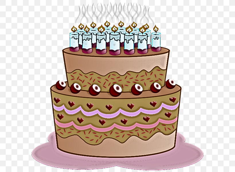 Birthday Cake, PNG, 600x600px, Buttercream, Baked Good, Baking, Birthday, Birthday Cake Download Free
