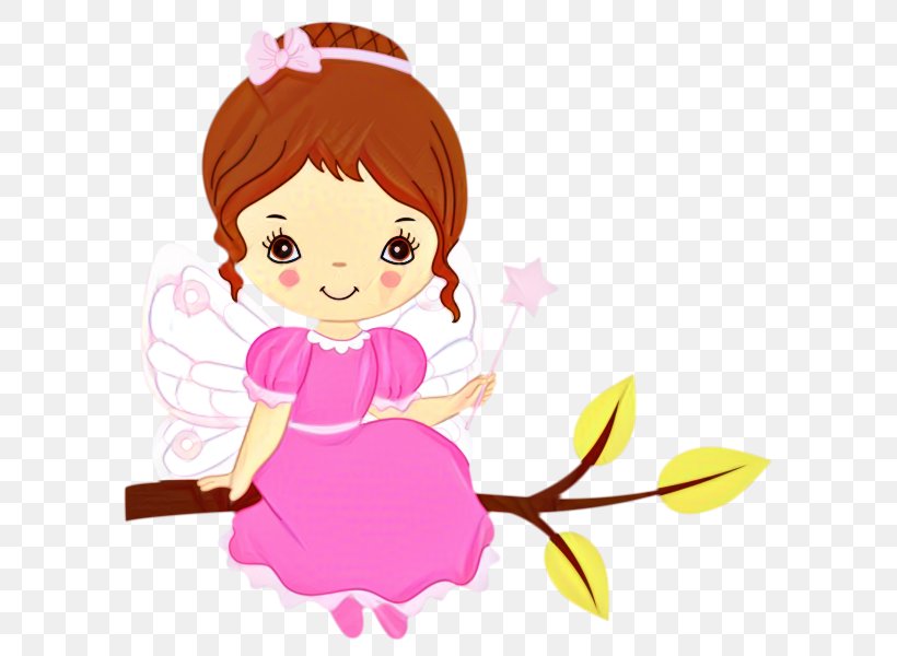 Clip Art Illustration Fairy Finger Doll, PNG, 600x600px, Fairy, Art, Brown Hair, Cartoon, Doll Download Free