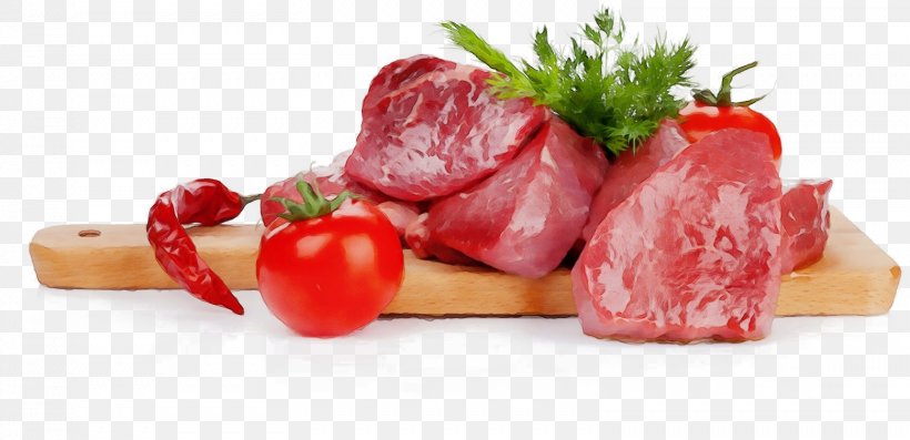 Food Red Meat Veal Ingredient Cuisine, PNG, 1558x755px, Watercolor, Animal Fat, Beef, Cuisine, Dish Download Free