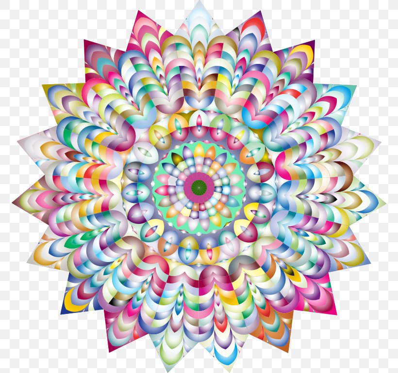 Kaleidoscope Image Clip Art, PNG, 774x770px, Kaleidoscope, Cut Flowers, Floral Design, Flower, Mandala Download Free