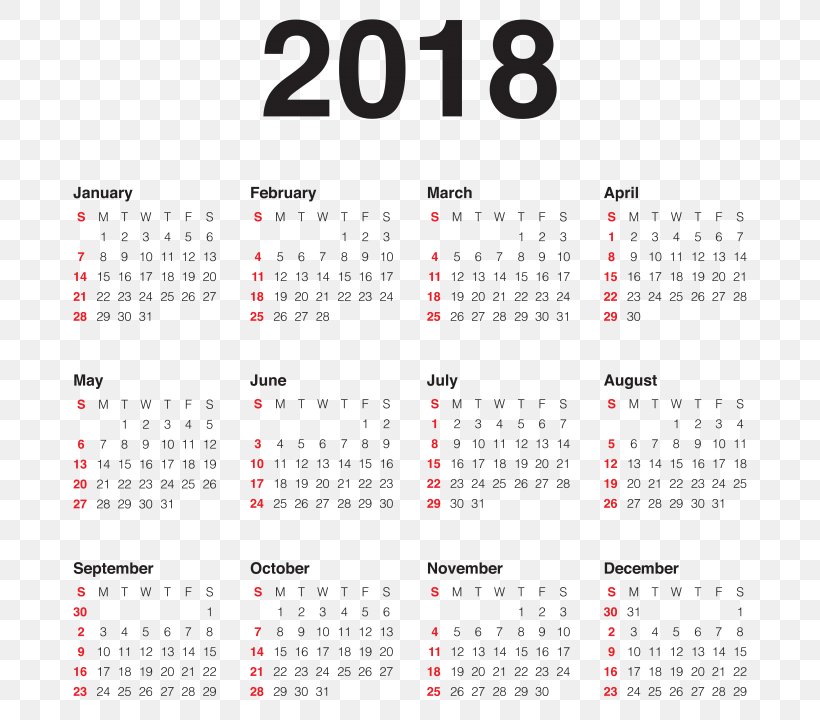 Calendar Clip Art 0 Image, PNG, 708x720px, 2018, 2019, Calendar, Brand, Information Download Free