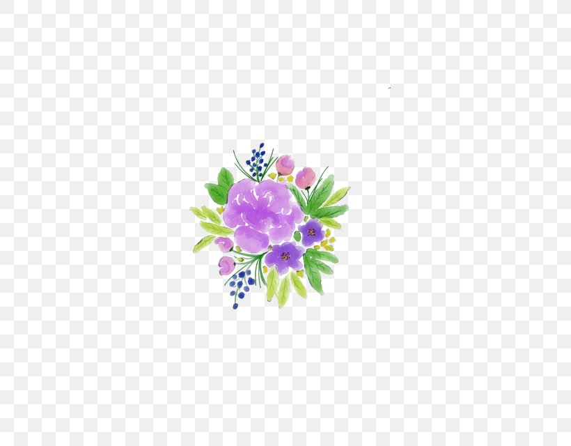 Purple Watercolor Flower, PNG, 494x640px, Watercolor, Bellflower, Birthday, Borage Family, Cut Flowers Download Free