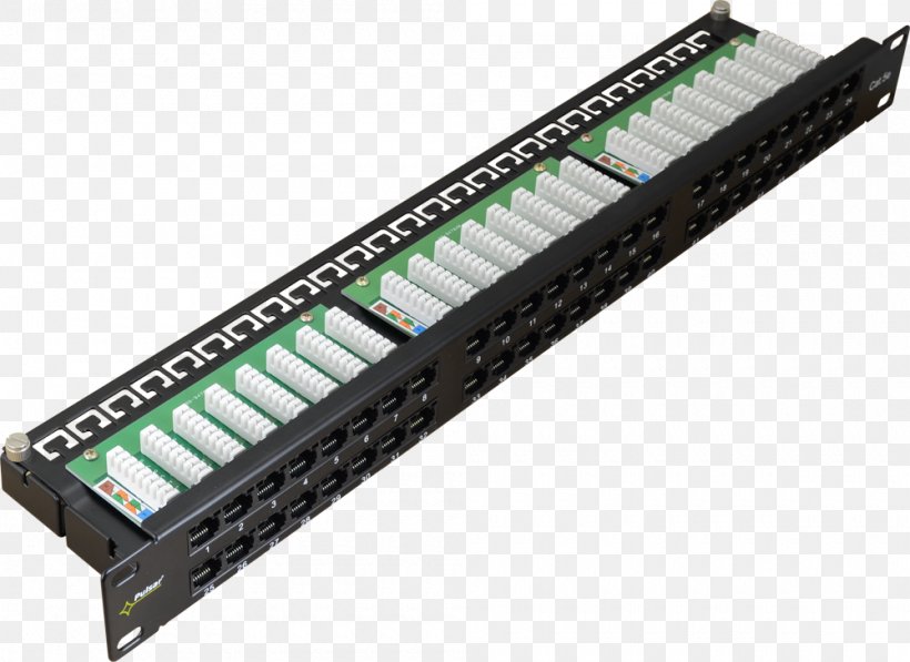 Cable Management Electrical Cable Patch Panels Category 5 Cable Electrical Connector, PNG, 1000x729px, 19inch Rack, Cable Management, Category 5 Cable, Computer Port, Electrical Cable Download Free
